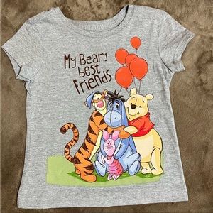 Disney Collection. Shirt for girls, size 4, gray